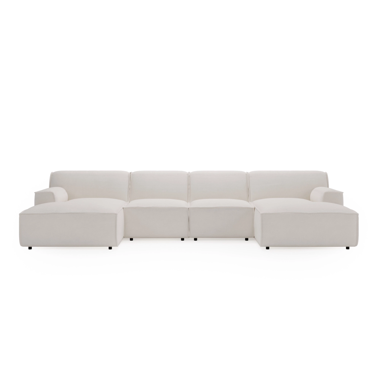 U Look modulares Ecksofa 380x160 cm, creme-beige I MONONI.PL