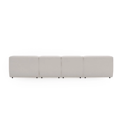 U Look modulares Ecksofa 380x160 cm, creme-beige I MONONI.PL