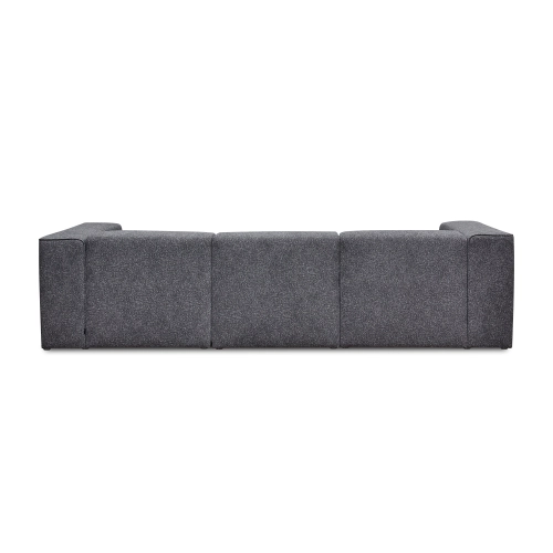 Grau Luss 3-Sitzer modular Ecke 320x160 cm boucle I MONONI.PL