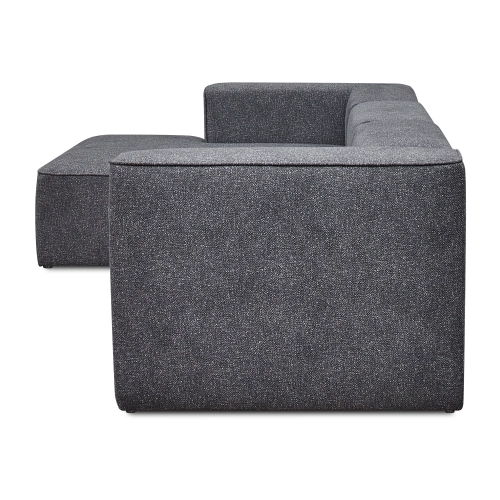 Grau Luss 3-Sitzer modular Ecke 320x160 cm boucle I MONONI.PL
