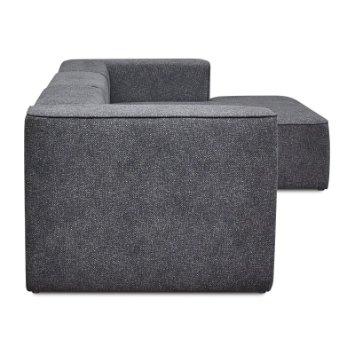 Grau Luss 3-Sitzer modular Ecke 320x160 cm boucle I MONONI.PL