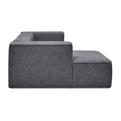 Szary narożnik  modułowy Luss  3 osobowy 320x160 cm boucle I MONONI.PL