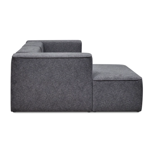 Szary narożnik  modułowy Luss  3 osobowy 320x160 cm boucle I MONONI.PL