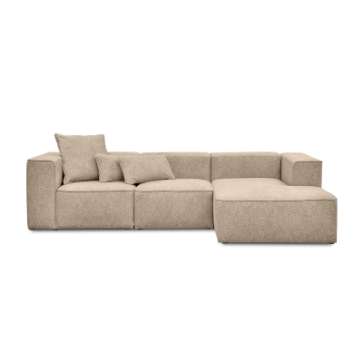 Modisches modulares Ecksofa Luss 300x160 cm, beige I MONONI.PL