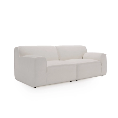 Sofa modułowa  Look, 220x103 cm, śmietankowy beż szenil I MONONI.PL