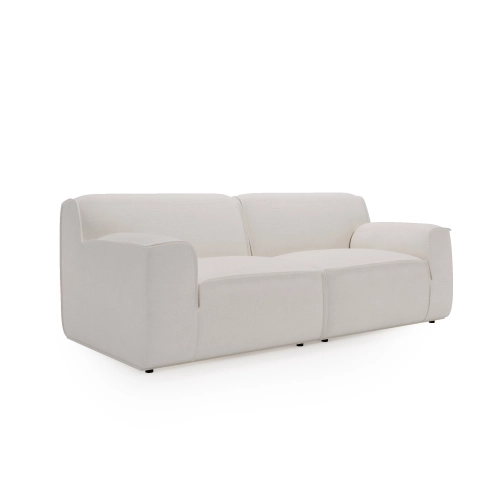 Look modulares Sofa, 220x103 cm, creme-beige Chenille I MONONI.PL