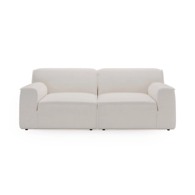 Look modulares Sofa, 220x103 cm, creme-beige Chenille I MONONI.PL