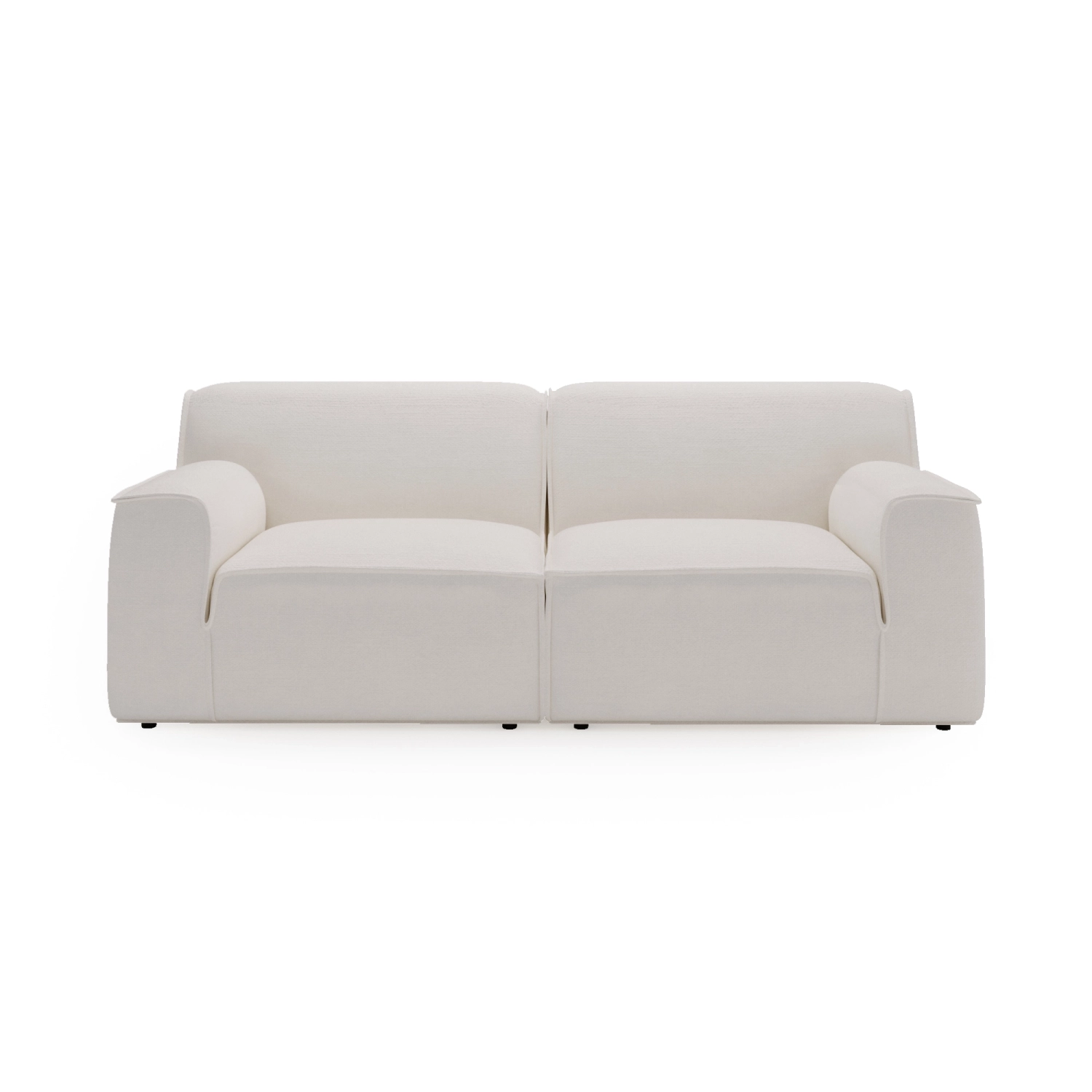 Sofa modułowa  Look, 220x103 cm, śmietankowy beż szenil I MONONI.PL