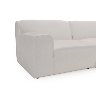 Look modulares Sofa, 220x103 cm, creme-beige Chenille I MONONI.PL