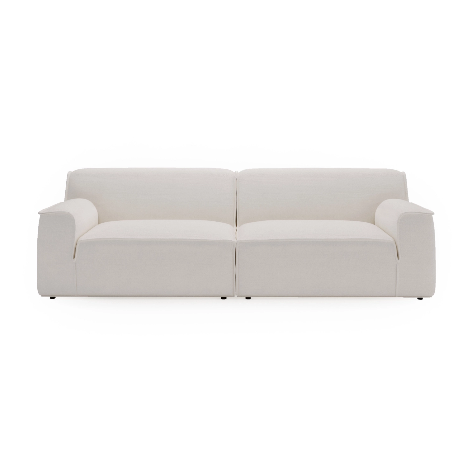 Modulares Sofa Look 4-Sitzer 270x103 cm weiß Chenille I MONONI.PL