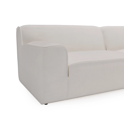 Modulares Sofa Look 4-Sitzer 270x103 cm weiß Chenille I MONONI.PL