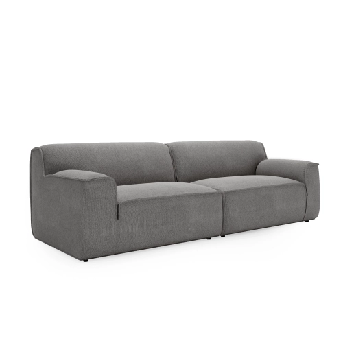 Sofa modułowa Look 4 osobowa 270x103 cm jasnoszary szenil