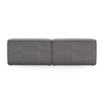 Modulares Sofa Look 4-Sitzer 270x103 cm hellgrau Chenille