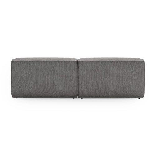 Sofa modułowa Look 4 osobowa 270x103 cm jasnoszary szenil