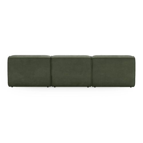 Modulares Sofa Look 6 Sitzer 300x103 cm oliv Chenille I MONONI.PL