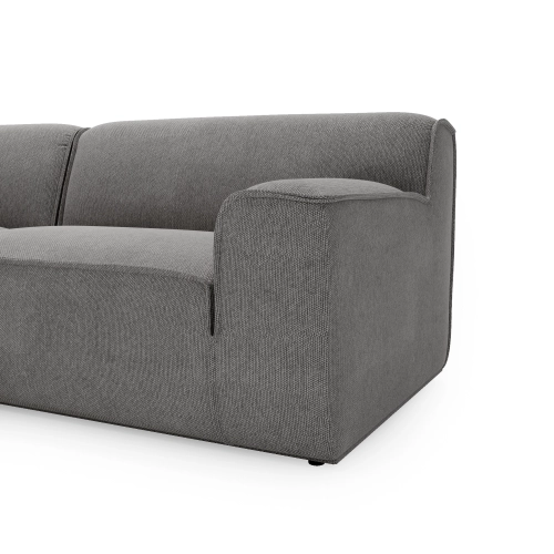 Modular L Look 3-Sitzer Schlafsofa 245x160 cm hell MONONI.PL