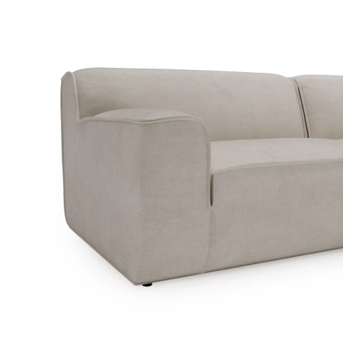 Narożnik modułowy L Look 3 osobowy 245x160 cm beżowy I MONONI.PL