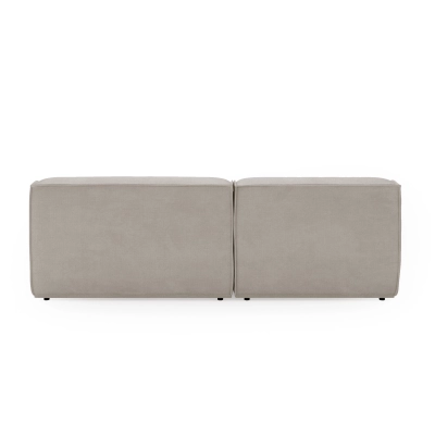 Modulares Ecksofa L Look 3-Sitzer 245x160 cm beige I MONONI.PL