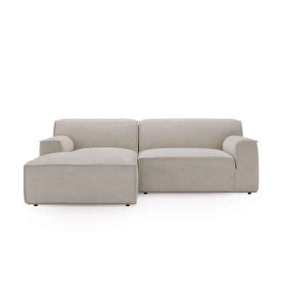 Modulares Ecksofa L Look 3-Sitzer 245x160 cm beige I MONONI.PL