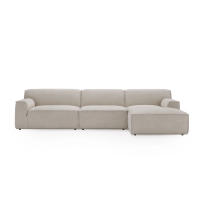 Narożnik modułowy L Look 4 osobowy 245x160cm beżowy szenil I MONONI.PL