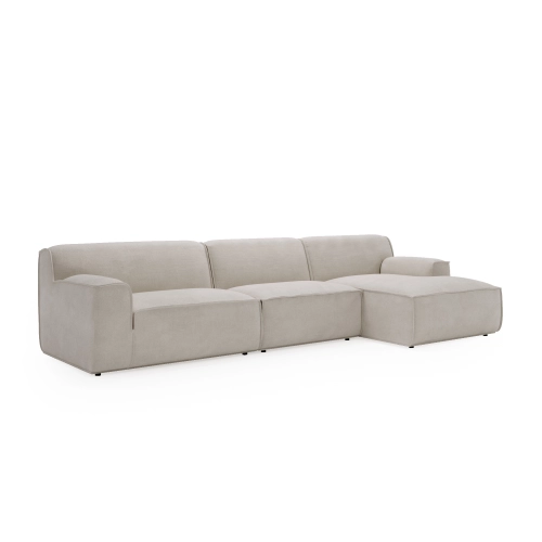 Narożnik modułowy L Look 4 osobowy 245x160cm beżowy szenil I MONONI.PL