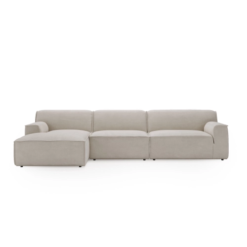 Narożnik modułowy L Look 4 osobowy 245x160cm beżowy szenil I MONONI.PL