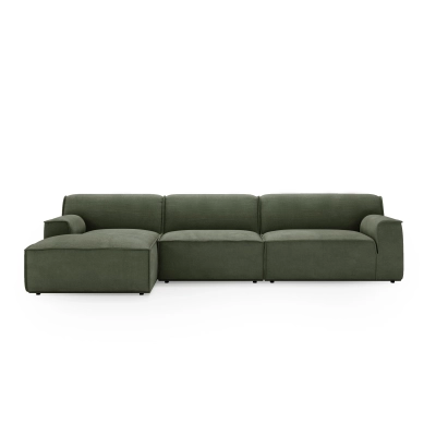 Modulares Ecksofa L Look 4-Sitzer 245x160cm oliv I MONONI.PL
