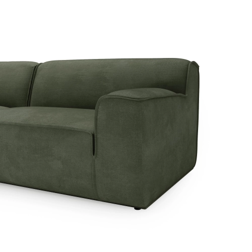 Modulares Ecksofa L Look 4-Sitzer 245x160cm oliv I MONONI.PL