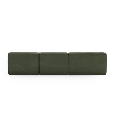 Narożnik modułowy L Look 4 osobowy 245x160cm oliwkowy I MONONI.PL