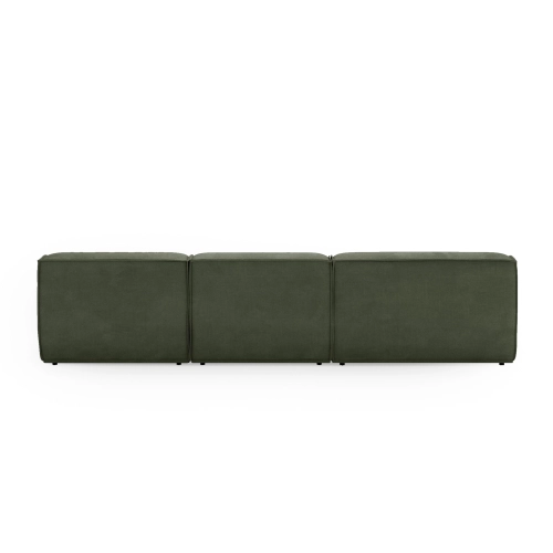 Narożnik modułowy L Look 4 osobowy 245x160cm oliwkowy I MONONI.PL