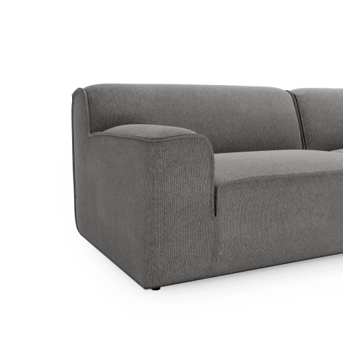 Narożnik modułowy L Look 4 osobowy 245x160cm jasnoszaryI MONONI.PL