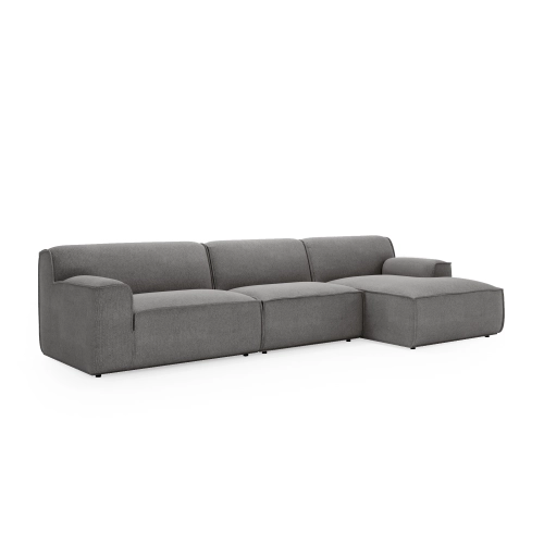 Narożnik modułowy L Look 4 osobowy 245x160cm jasnoszaryI MONONI.PL