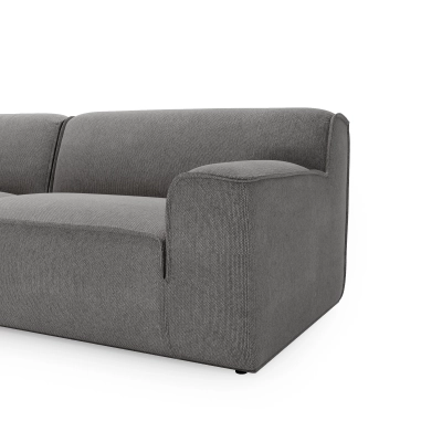 Narożnik modułowy L Look 4 osobowy 245x160cm jasnoszaryI MONONI.PL