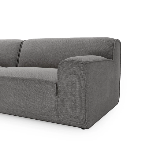 Narożnik modułowy L Look 4 osobowy 245x160cm jasnoszaryI MONONI.PL
