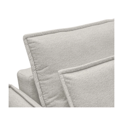 Klappbares Schlafsofa 247x187cm Lorena hellgrau gestrickt I MONONI.PL