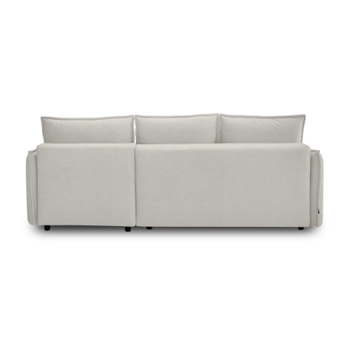 Klappbares Schlafsofa 247x187cm Lorena hellgrau gestrickt I MONONI.PL