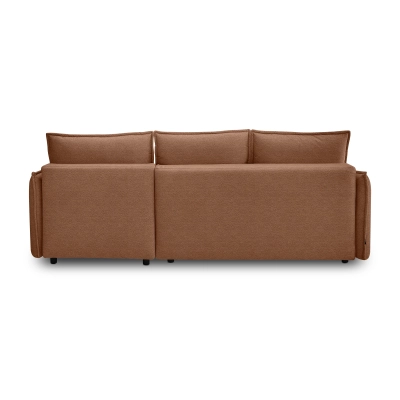 Klappbares Schlafsofa 247x187cm Lorena Koralle stricken I MONONI.PL