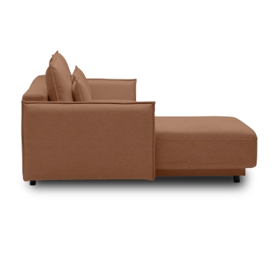 Klappbares Schlafsofa 247x187cm Lorena Koralle stricken I MONONI.PL