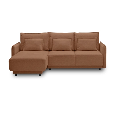 Klappbares Schlafsofa 247x187cm Lorena Koralle stricken I MONONI.PL