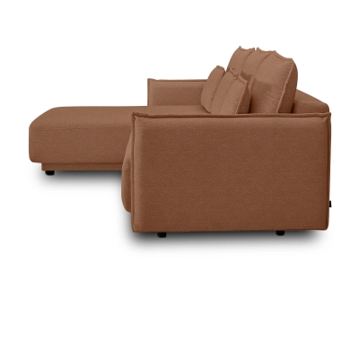 Klappbares Schlafsofa 247x187cm Lorena Koralle stricken I MONONI.PL