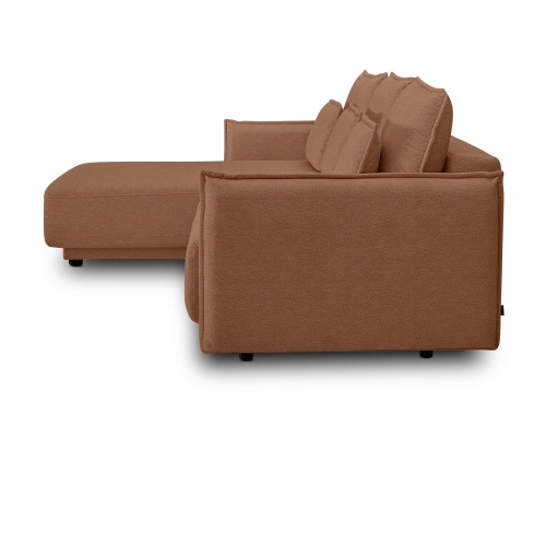 Klappbares Schlafsofa 247x187cm Lorena Koralle stricken I MONONI.PL