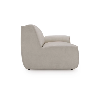 Seitenmodul 135x103 Look mit Armlehne beige Chenille I MONONI.PL