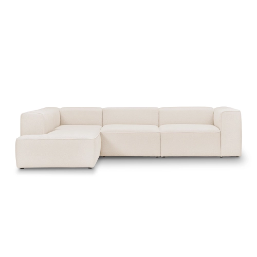 Narożnik modułowy Luss 310x210 cm śmietankowy beż boucle | MONONI.PL