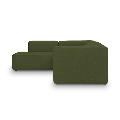 Narożnik modułowy 4 osobowy 310x210 cm Luss oliwkowy boucle|MONONI.PL