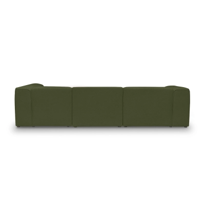 Modulares 4-Sitzer Schlafsofa 310x210 cm Luss olive boucle|MONI.PL