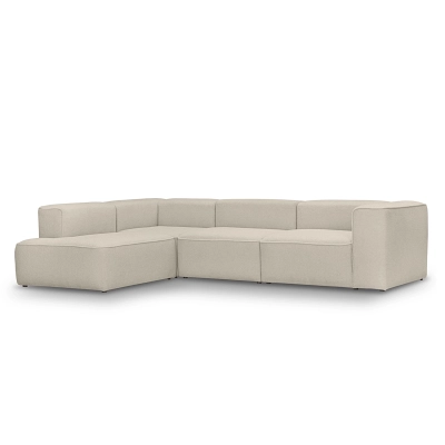 Luss L narożnik modułowy 4 osobowy 310x210 cm, boucle|MONONI.PL