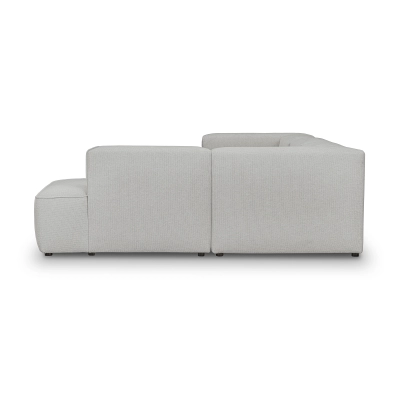Modulares 4-Sitzer Schlafsofa 310x210 Luss hellgrau Chenille