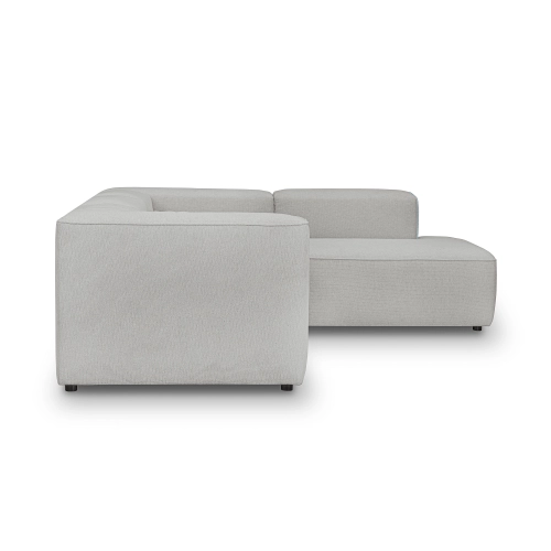 Modulares 4-Sitzer Schlafsofa 310x210 Luss hellgrau Chenille