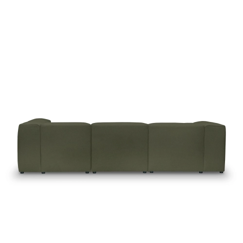 Großes modulares 4-Sitzer Schlafsofa 310x210 cm Luss oliv|MONI.PL