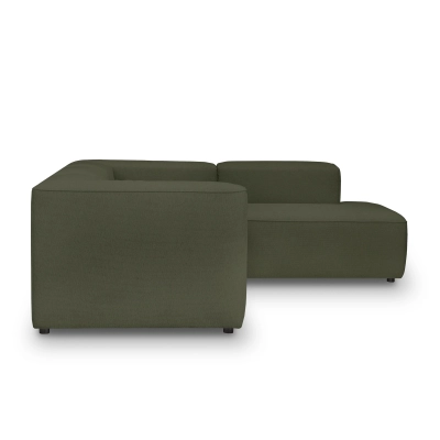 Großes modulares 4-Sitzer Schlafsofa 310x210 cm Luss oliv|MONI.PL
